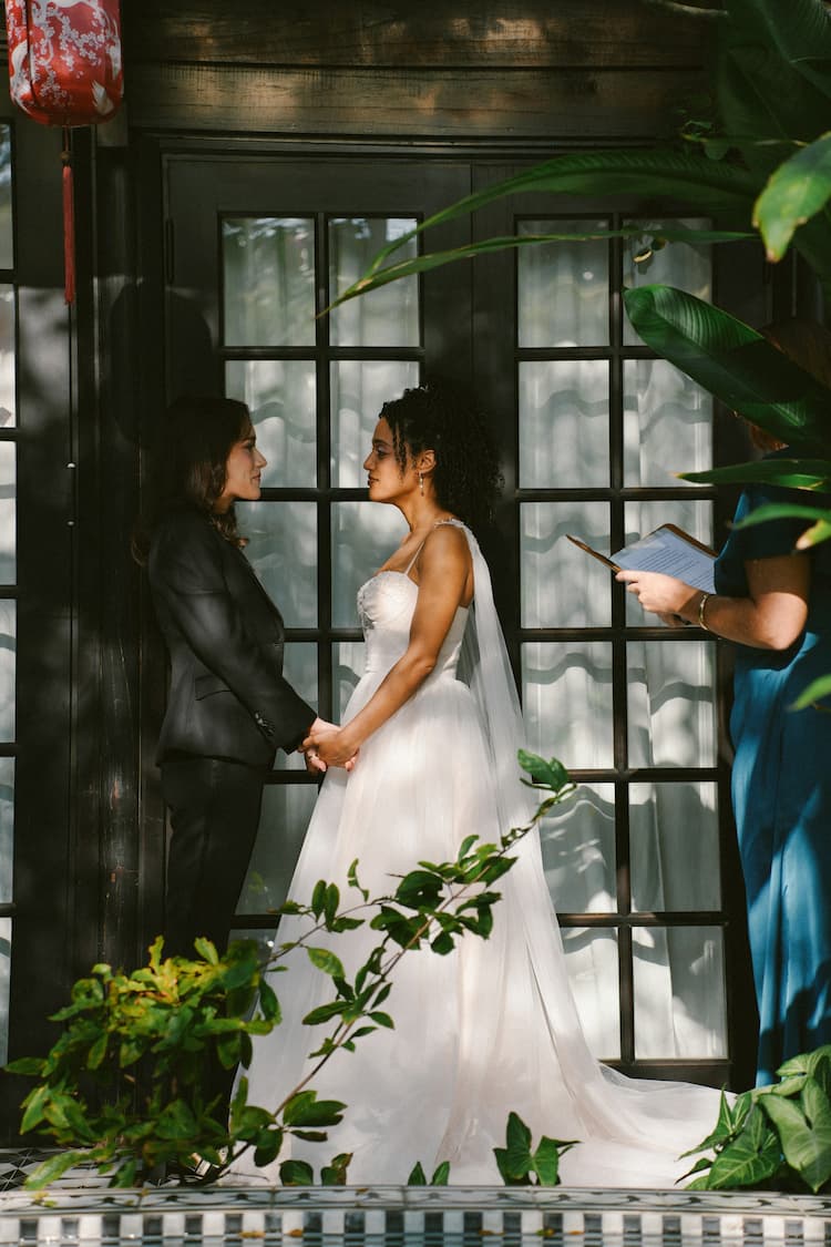 Wedding ceremony in West Virginia